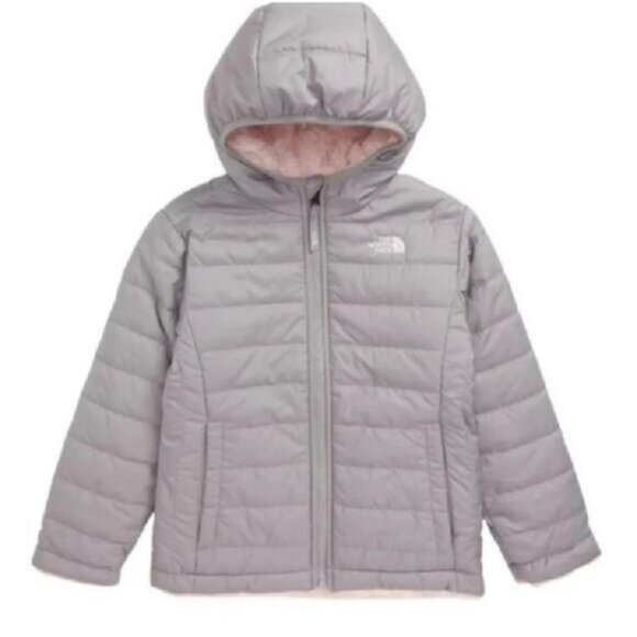 The North Face Girls Mossbud Swirl Reversible Jacket - Picture 1 of 13